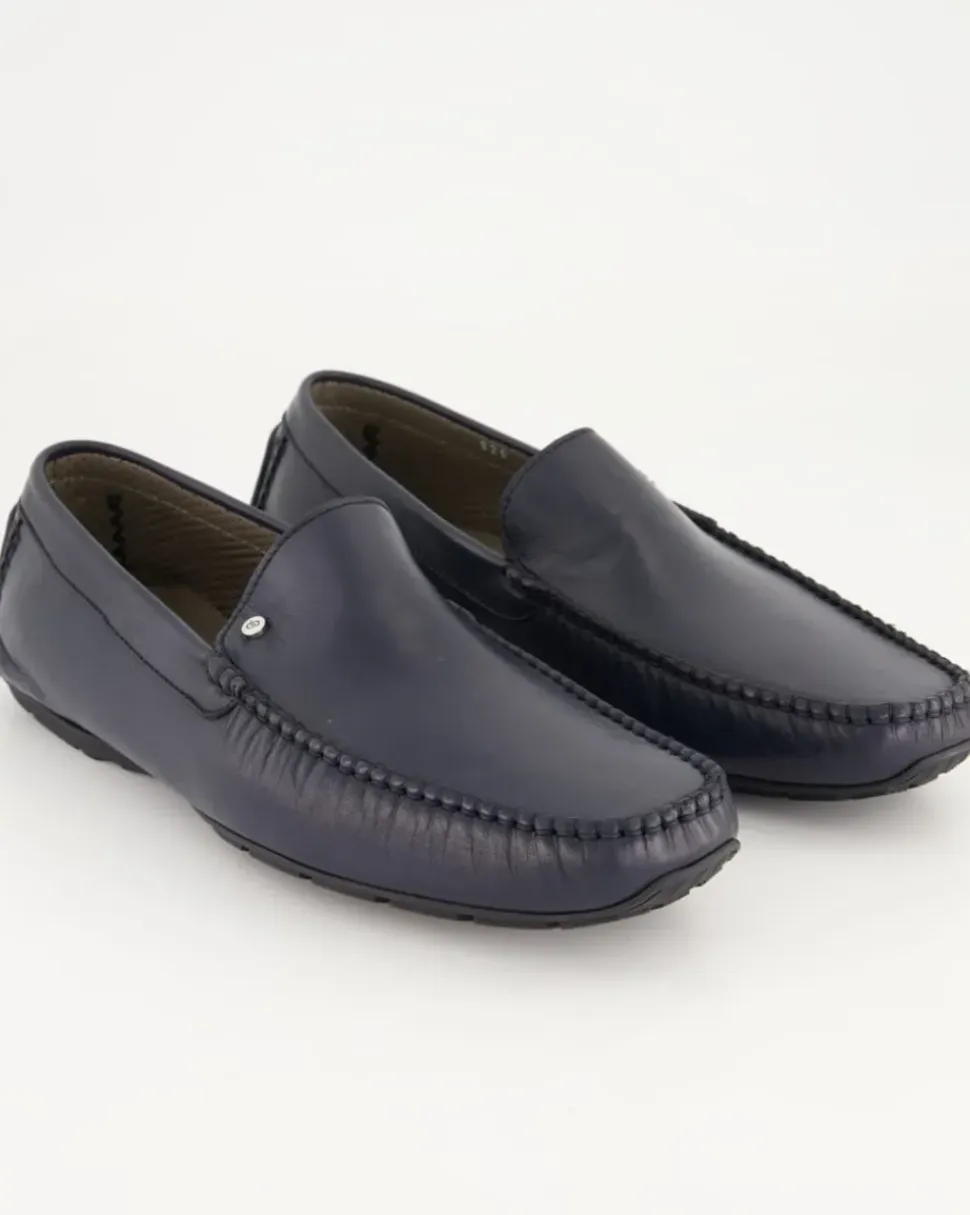 AB00010 Mokassins in Blau