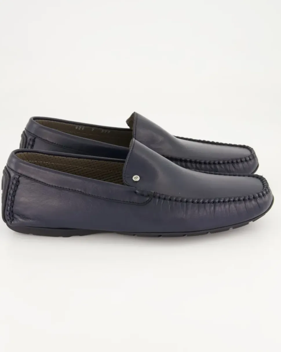 AB00010 Mokassins in Blau
