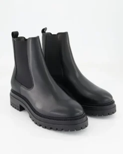 A8381-19 Chelsea Boots in Schwarz