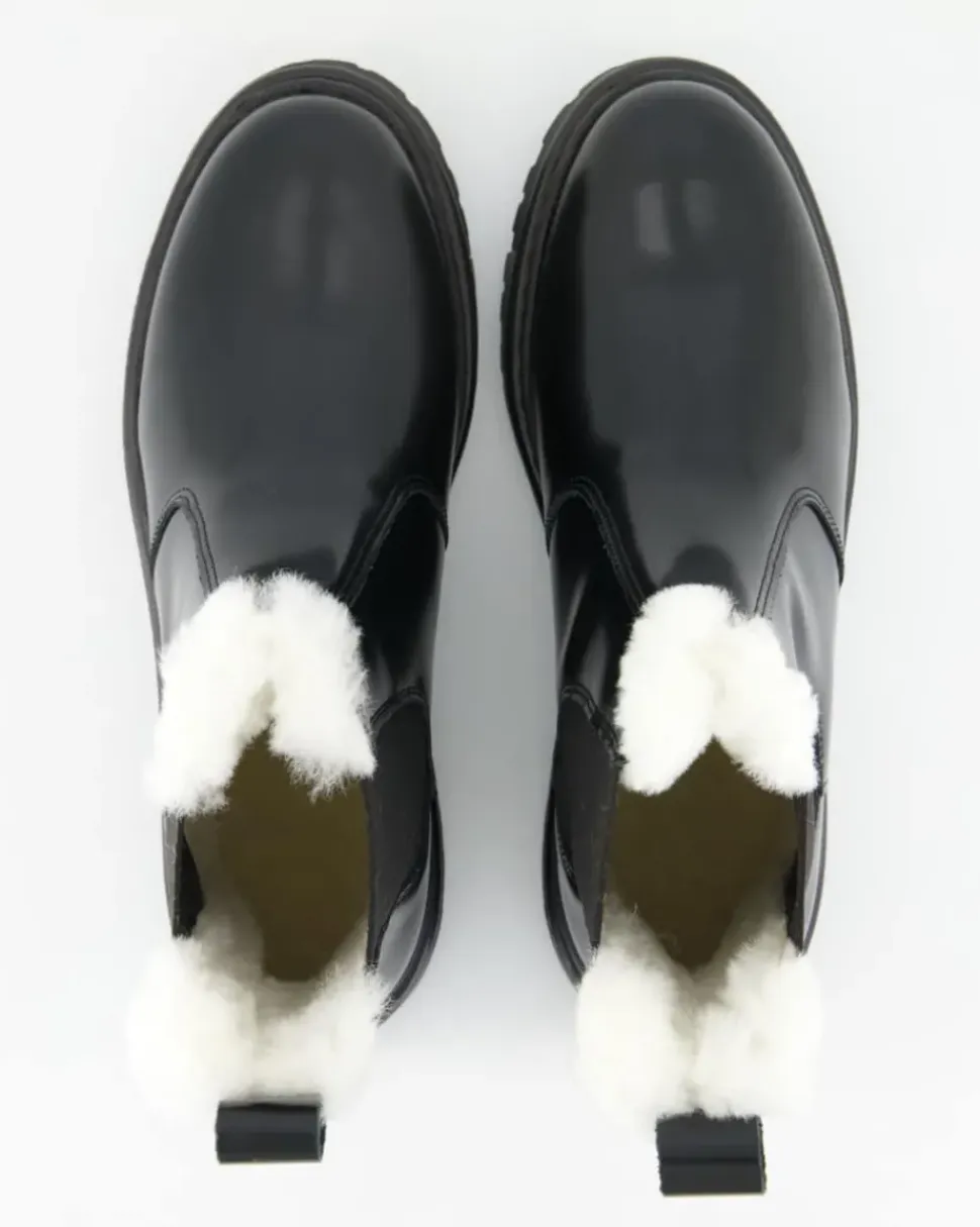 A7880-54 Chelsea Boots in Schwarz