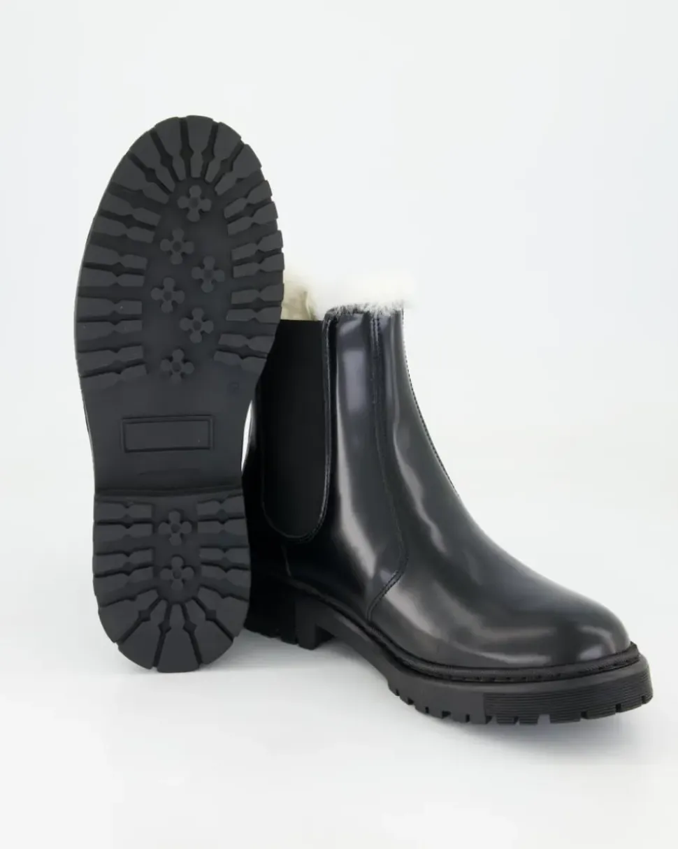 A7880-54 Chelsea Boots in Schwarz