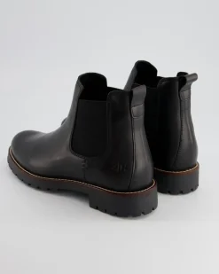 A7619-10 Chelsea Boots in Schwarz