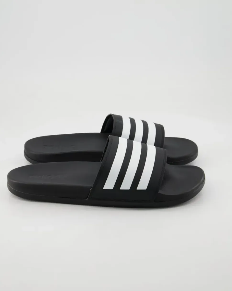 Adilette Comfort Badeschuhe in Schwarz