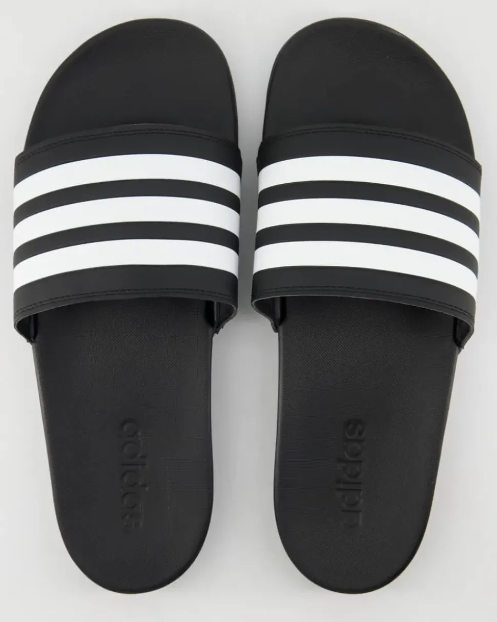 Adilette Comfort Badeschuhe in Schwarz