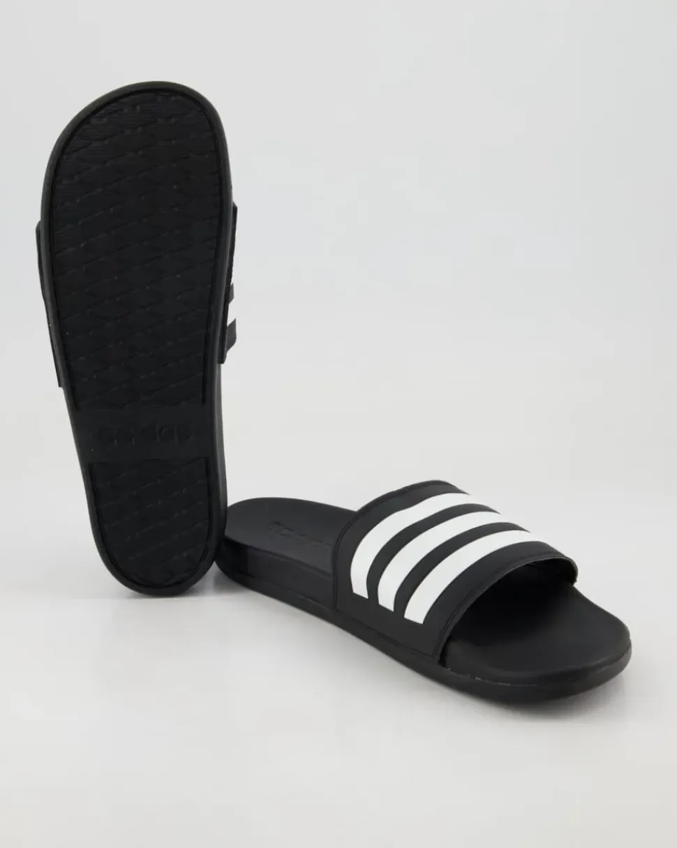 Adilette Comfort Badeschuhe in Schwarz