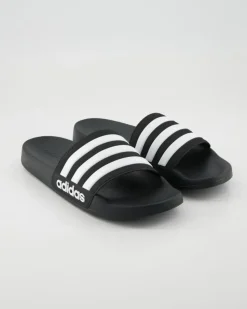 Adilette Shower K Badeschuhe in Schwarz