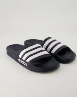 Adilette Shower Pantoletten in Schwarz