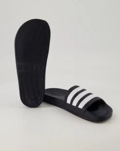 Adilette Shower Pantoletten in Schwarz