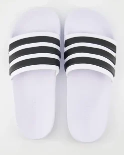 Adilette Shower Pantoletten in Weiß