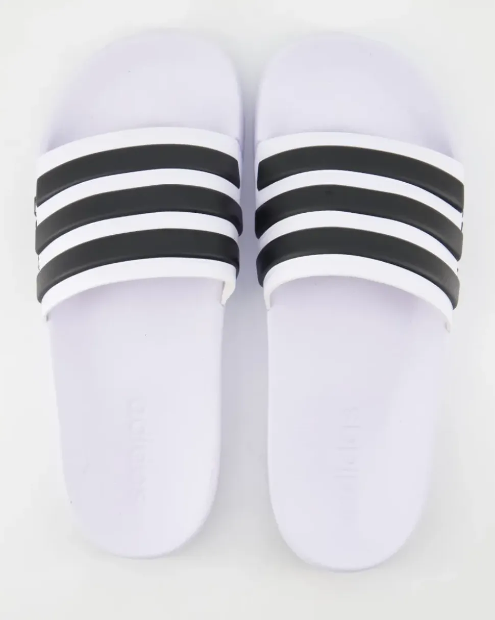 Adilette Shower Pantoletten in Weiß