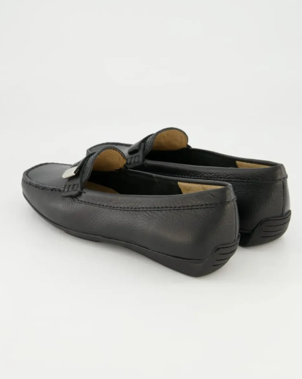 Albany Mokassins in Schwarz