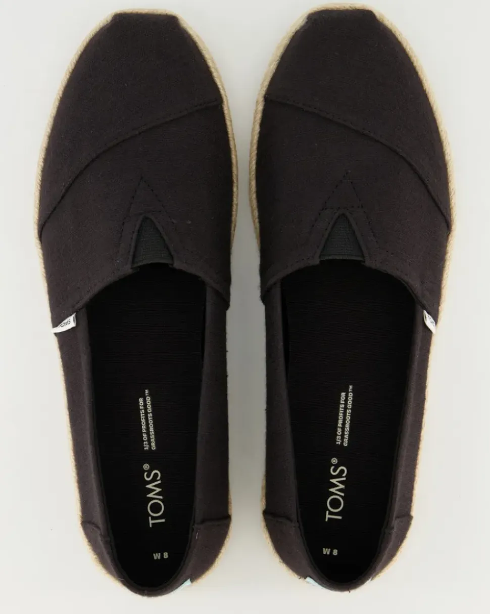 Alpargata Rope Espadrilles in Schwarz