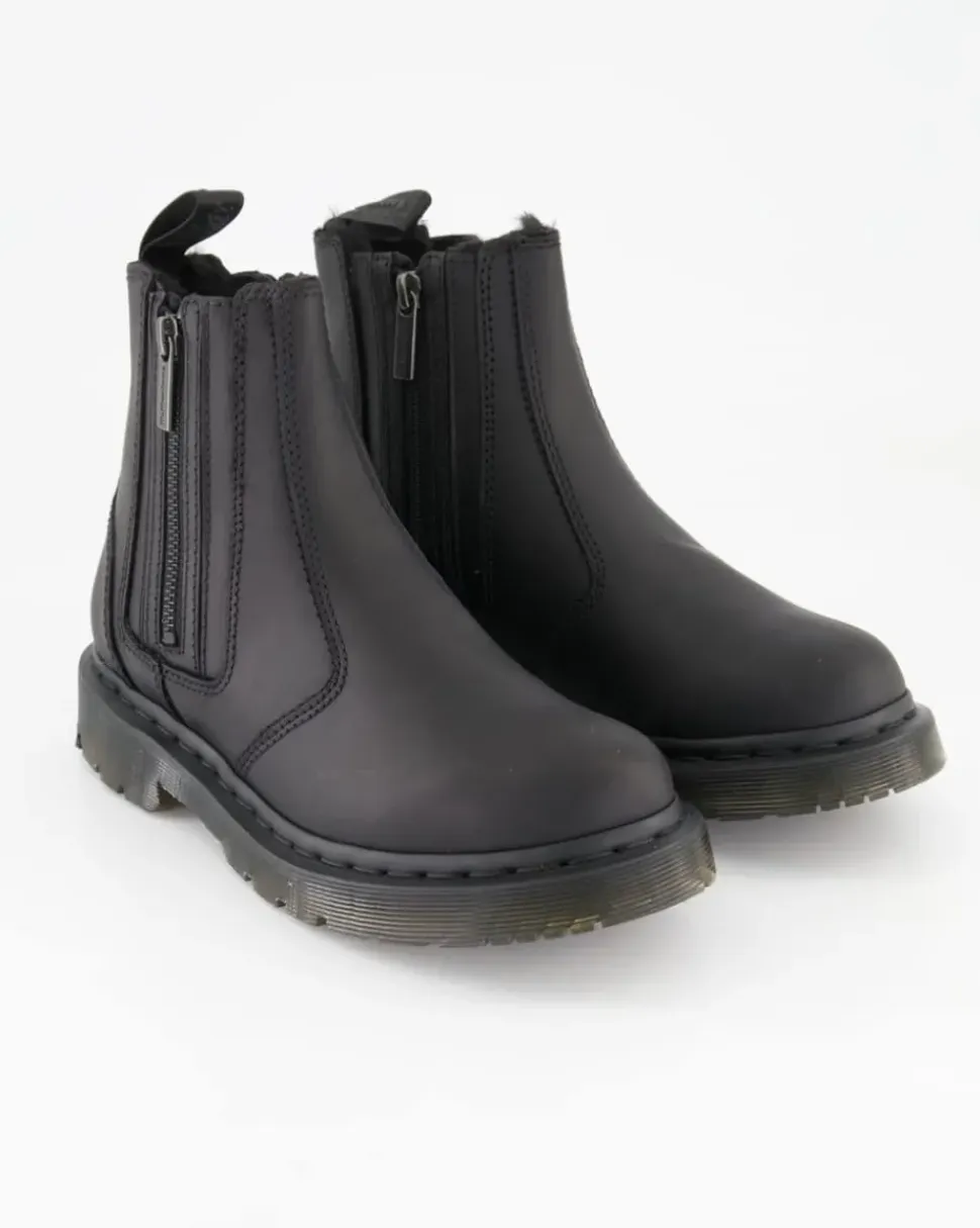 2976 Alyson w/zips Stiefeletten in Schwarz