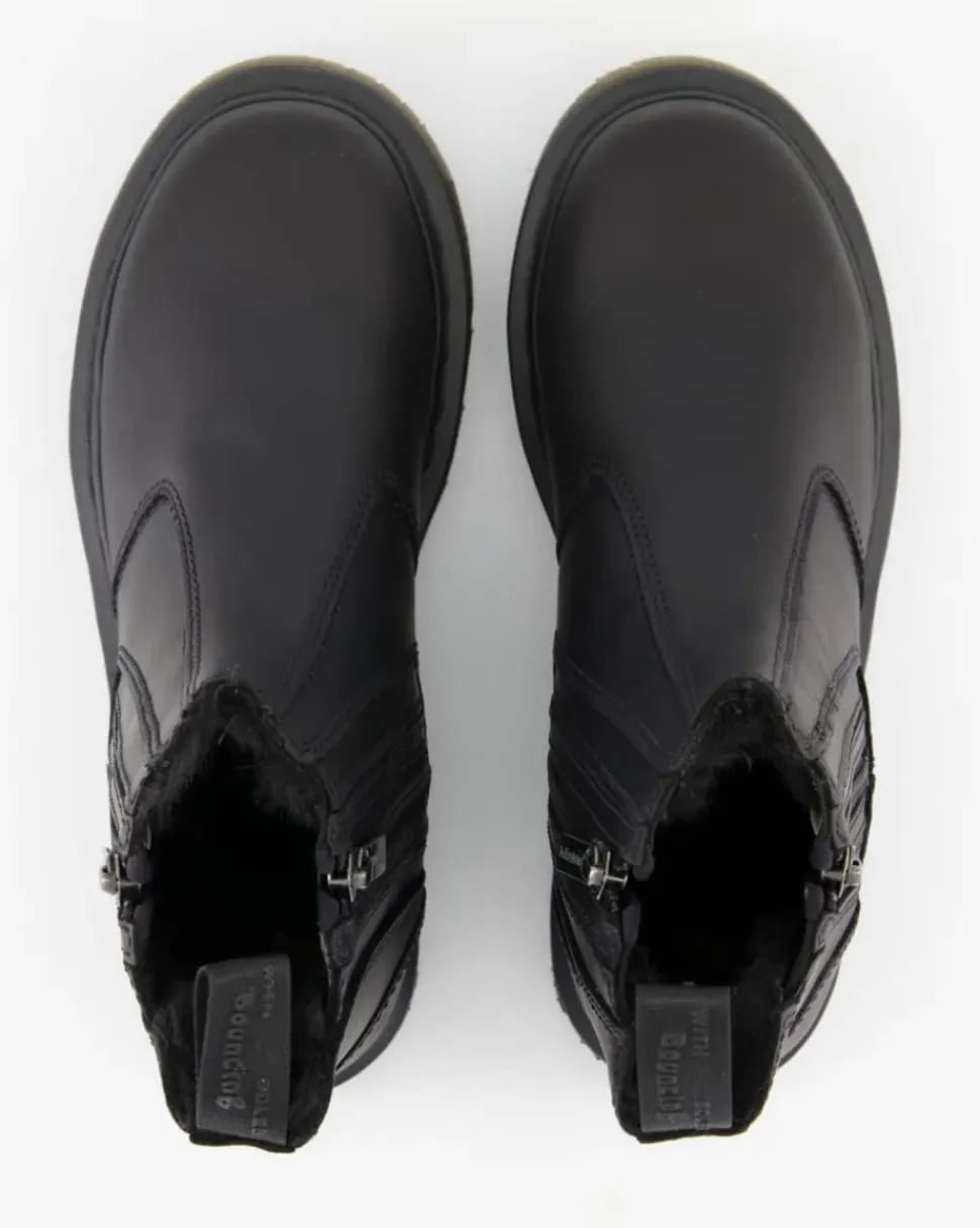 2976 Alyson w/zips Stiefeletten in Schwarz