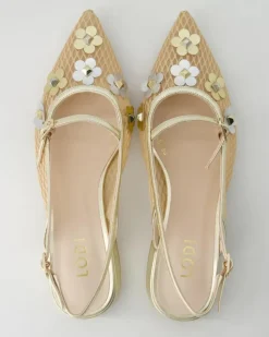 Amisanti Slingpumps in Gold