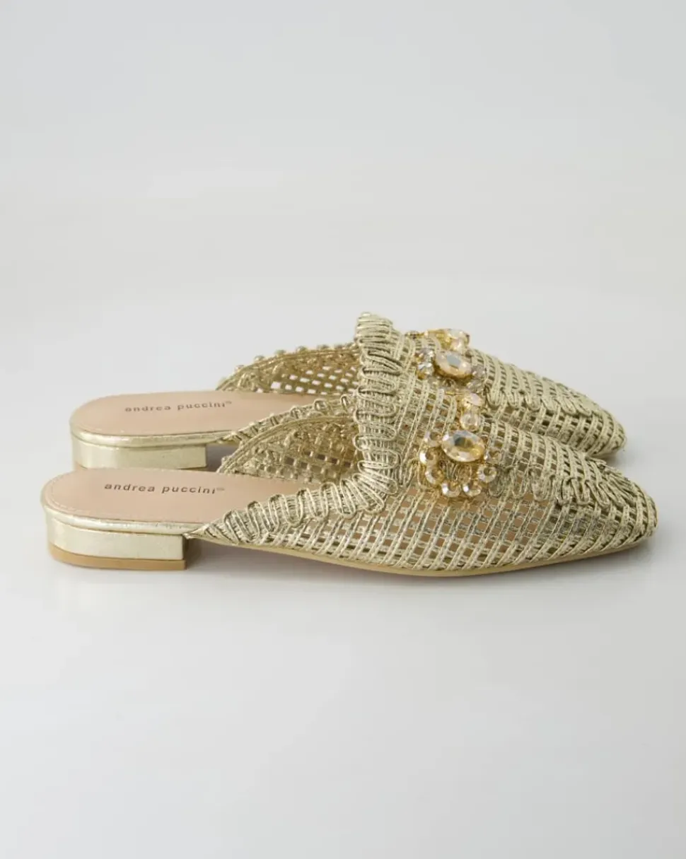 AP 23008-A1 Pantoletten in Gold
