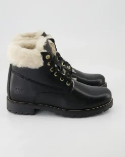 A5494-47 Schnürstiefel in Schwarz
