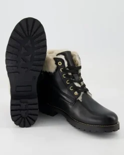A5494-47 Schnürstiefel in Schwarz