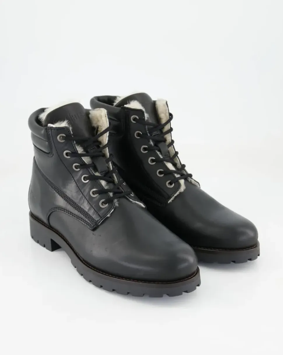 A7638-26 Schnürstiefel in Schwarz
