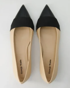 A8008-SF Ballerinas in Beige
