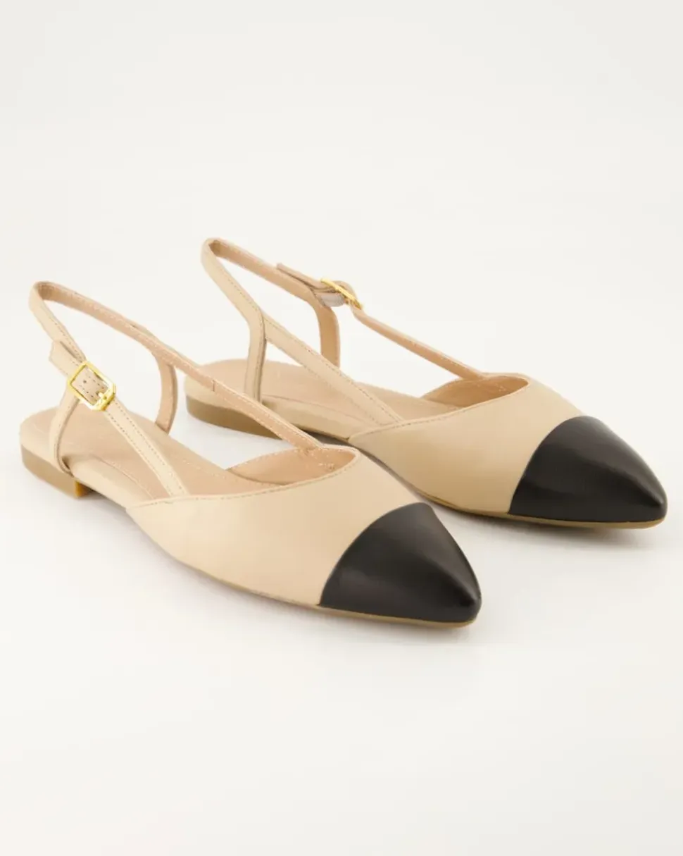 Asley Slingpumps in Beige