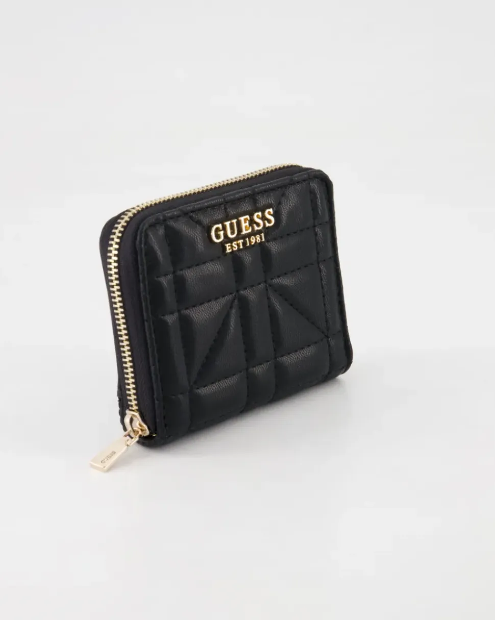 Assia SLG Small Zip Around Portemonnaie in Schwarz