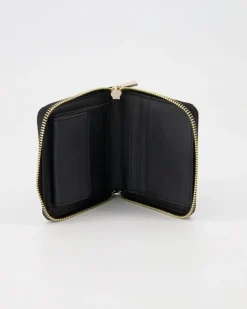 Assia SLG Small Zip Around Portemonnaie in Schwarz