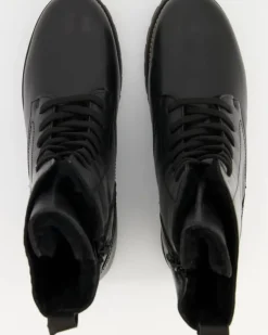 A8404-02 Stiefeletten in Schwarz