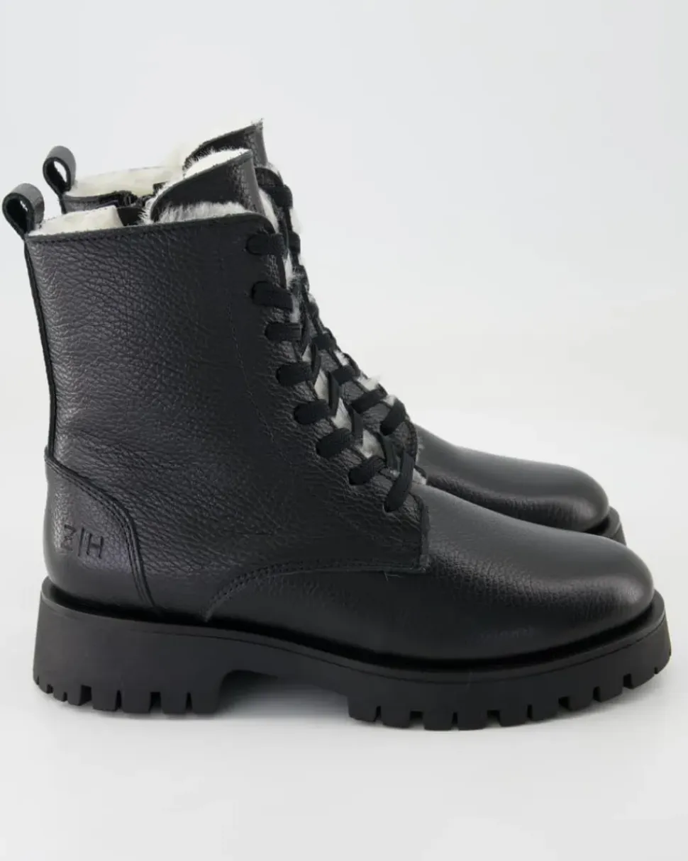 A8398-23 Stiefeletten in Schwarz
