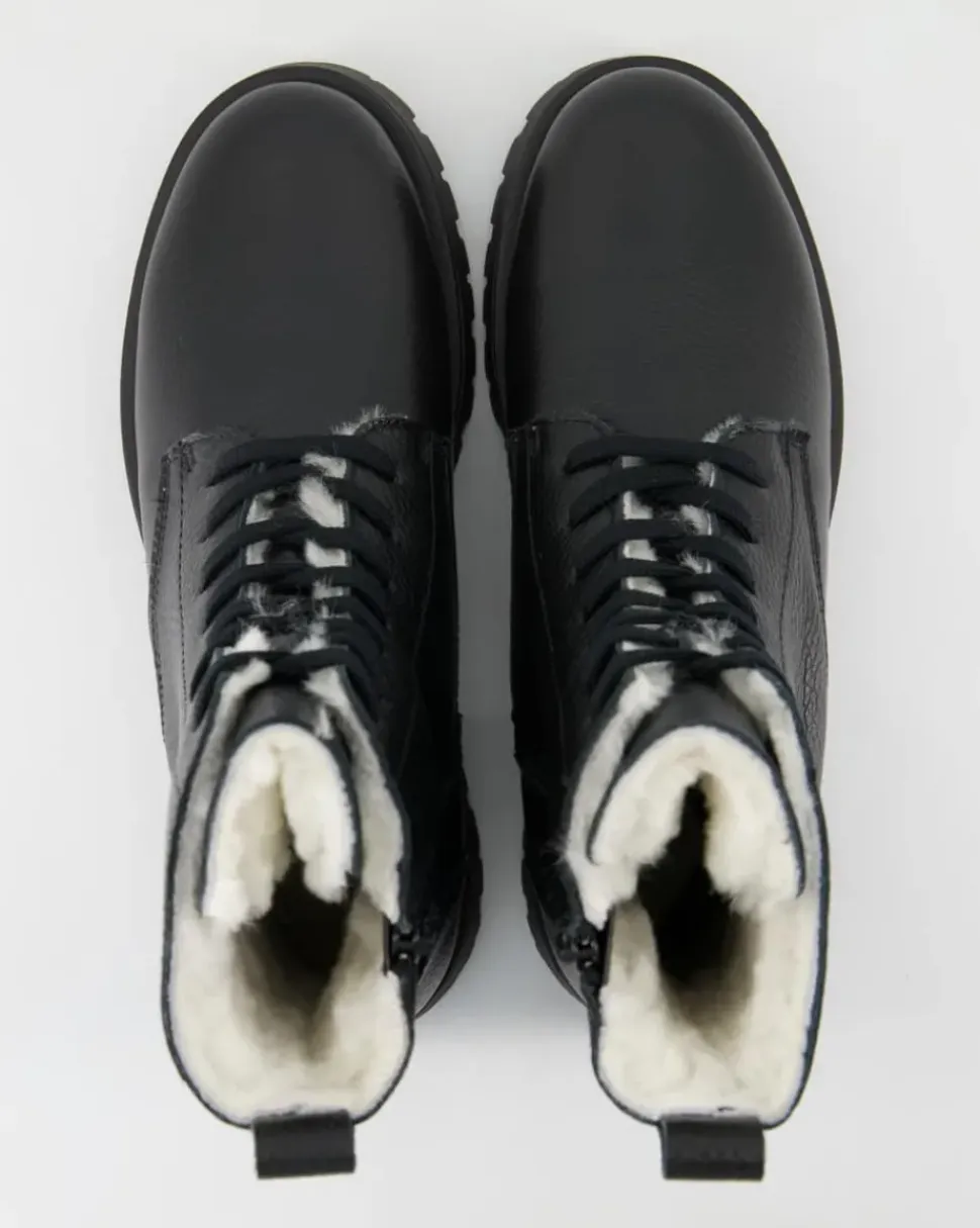 A8398-23 Stiefeletten in Schwarz
