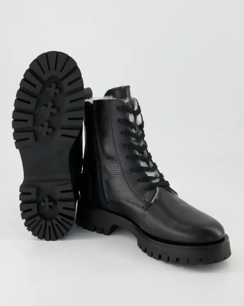 A8398-23 Stiefeletten in Schwarz