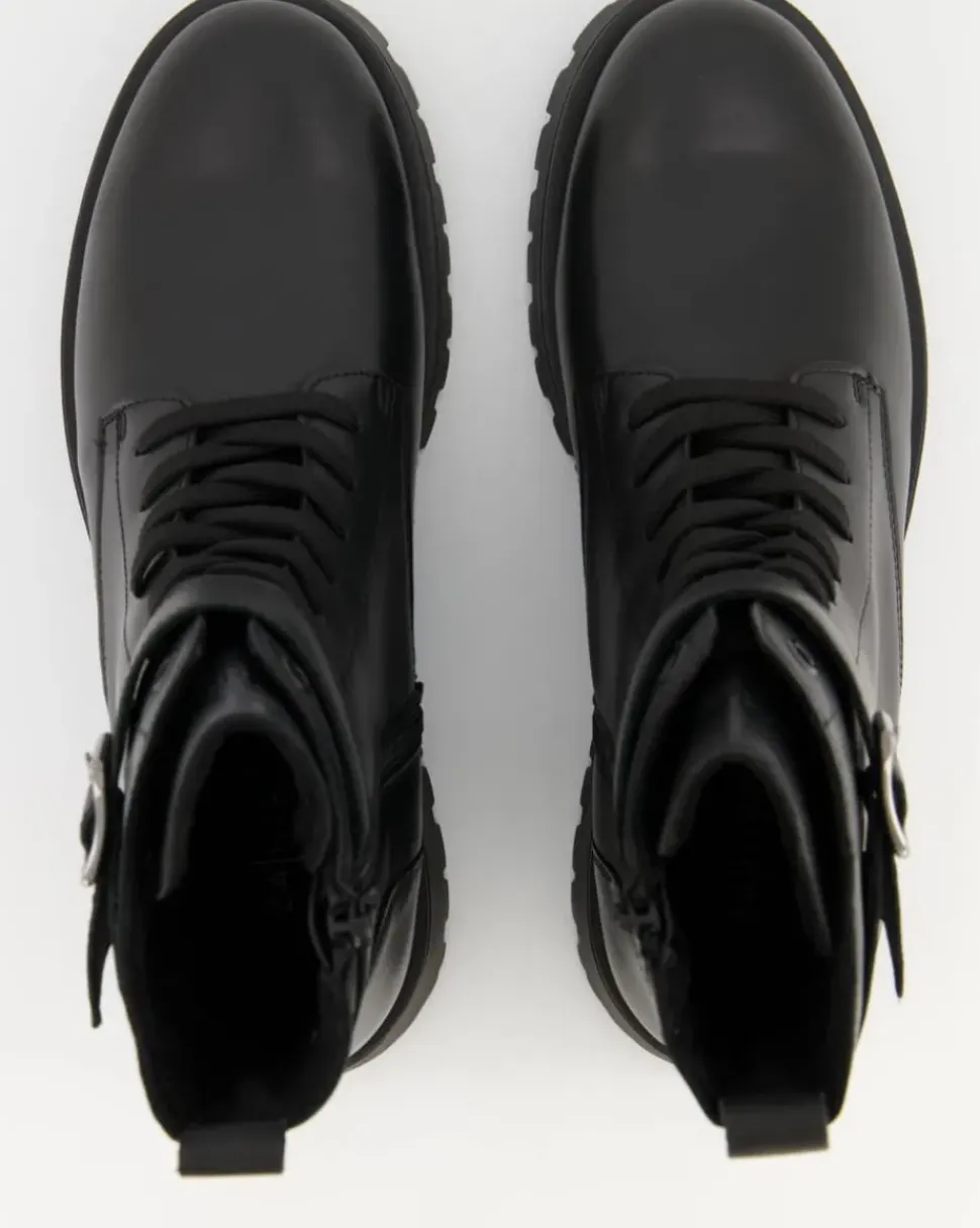 A8388-04 Stiefeletten in Schwarz
