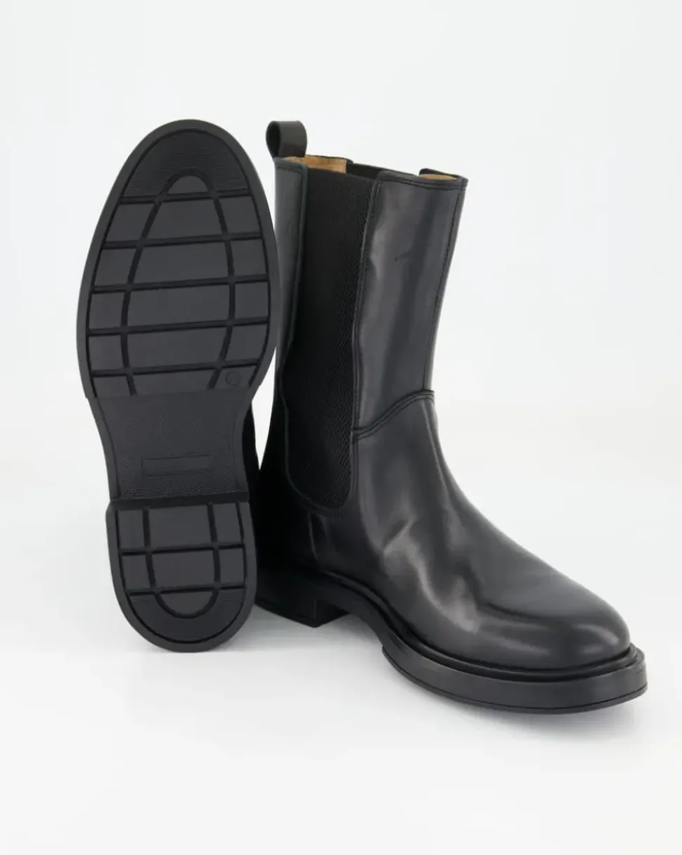 A8777-01 Stiefeletten in Schwarz