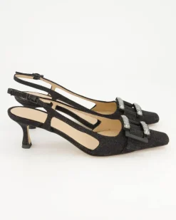 Atena Slingpumps in Schwarz