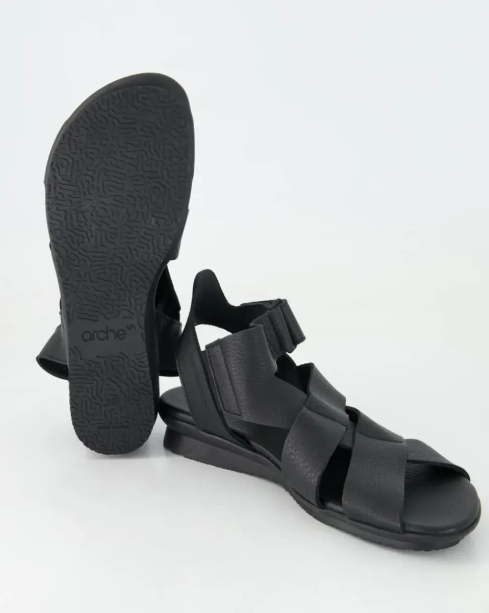 Aurbao Sandalen in Schwarz