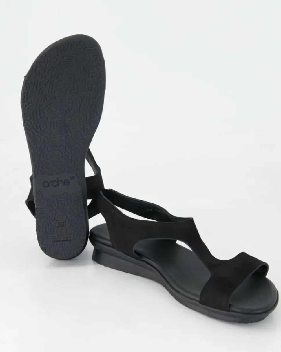 Aurian Sandalen in Schwarz
