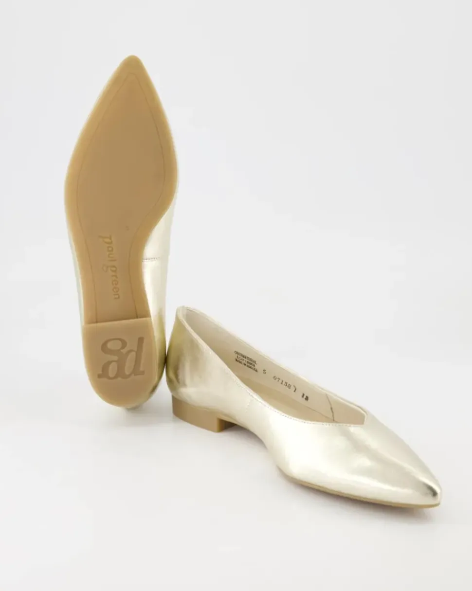 3772-156 Ballerinas in Gold