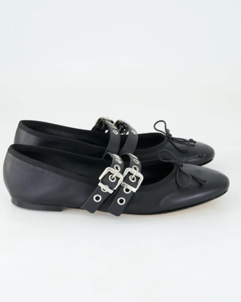 5037 Ballerinas in Schwarz