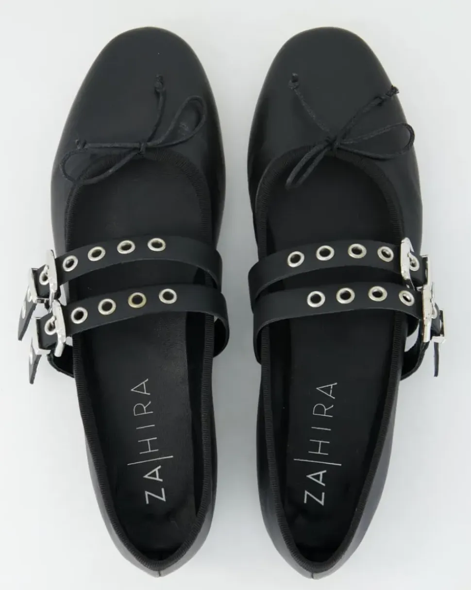 5037 Ballerinas in Schwarz