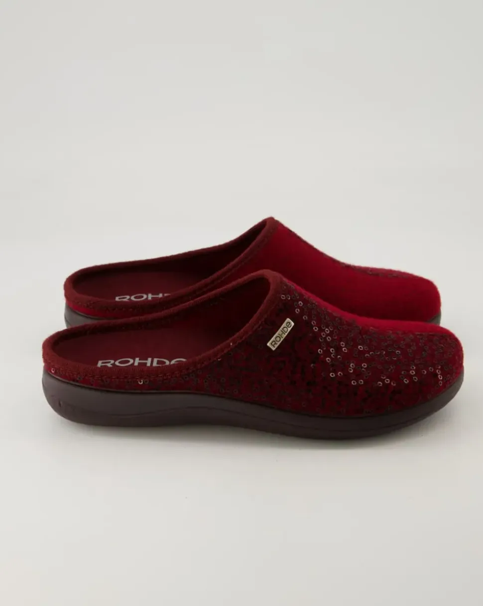 6550 Bari Hausschuhe in Rot
