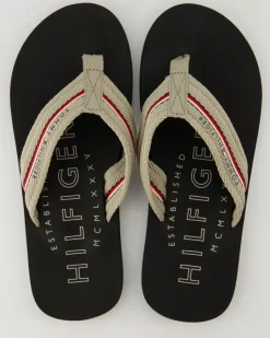 Beach Sandal Zehentrenner in Beige