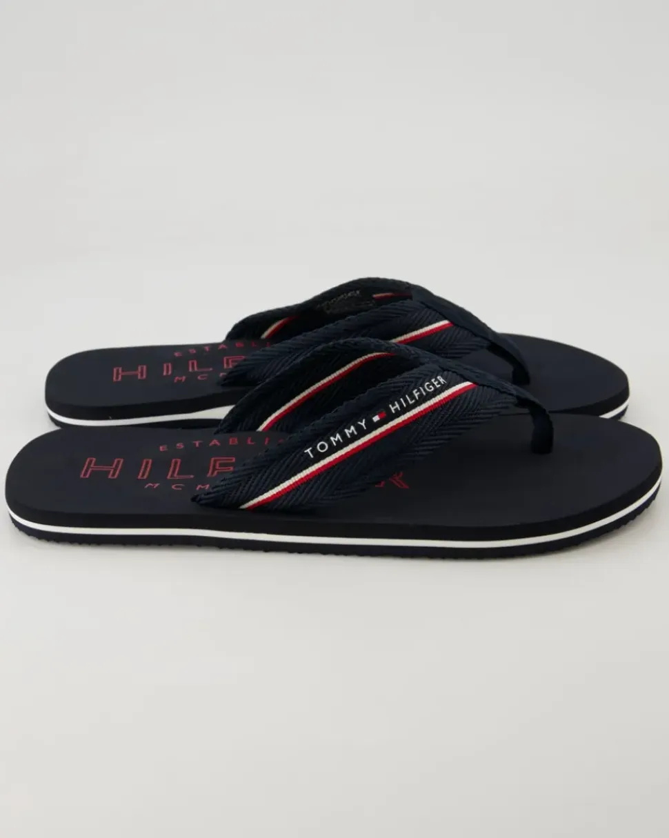 Beach Sandal Zehentrenner in Blau