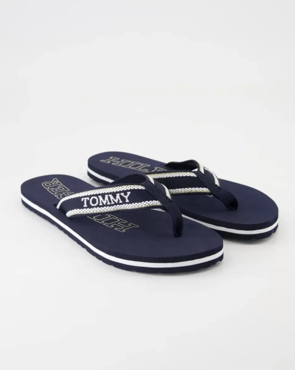 Beach Sandal Zehentrenner in Blau