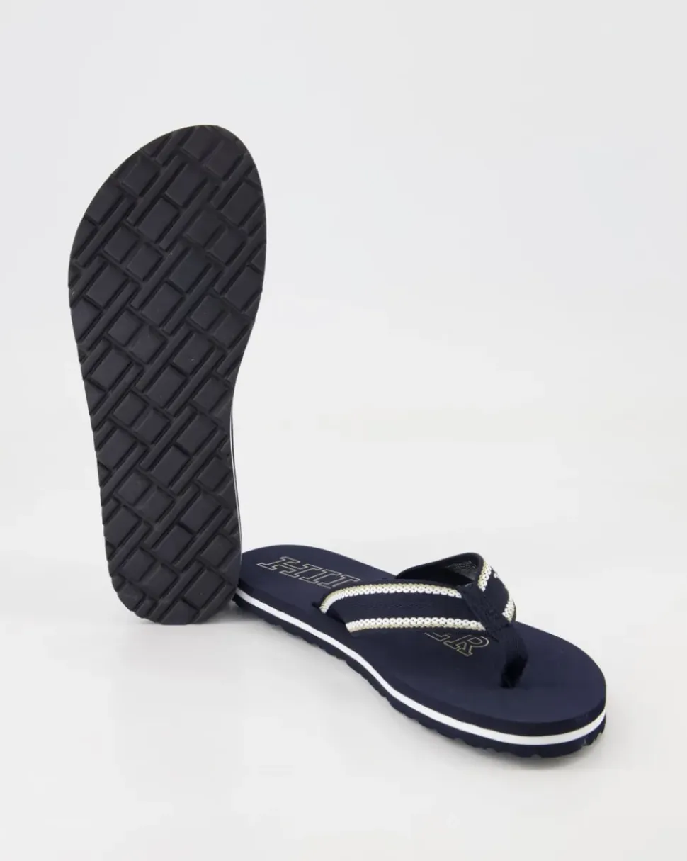 Beach Sandal Zehentrenner in Blau