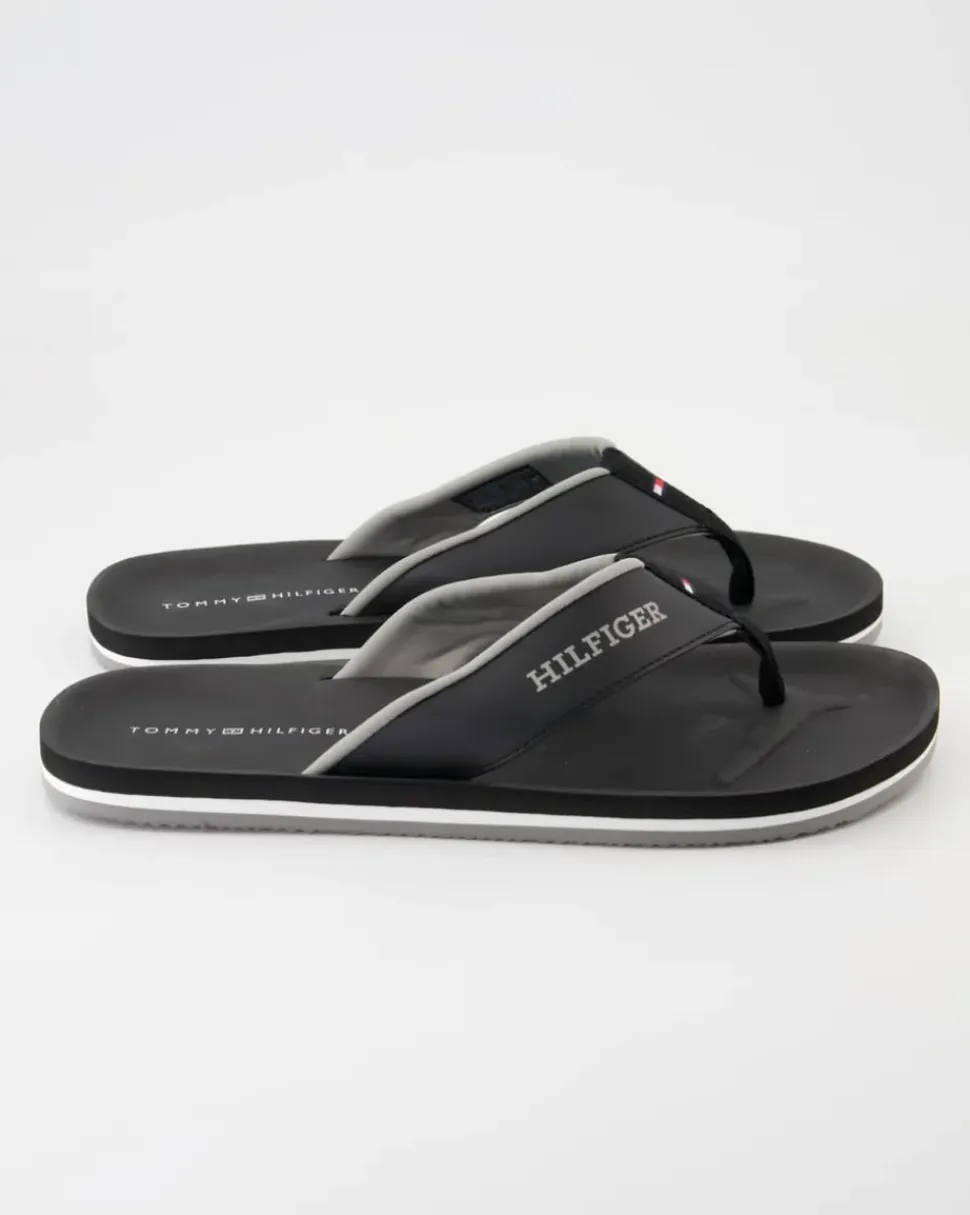 Beach Sandal Zehentrenner in Schwarz