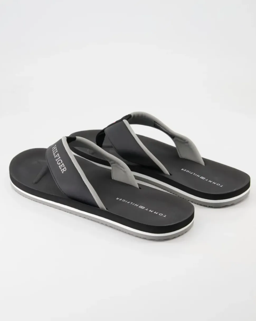 Beach Sandal Zehentrenner in Schwarz