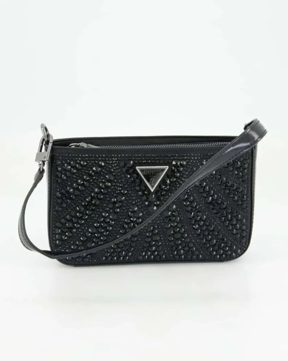 Beauvoir Mini Top Zip Shoulder Handtasche in Schwarz