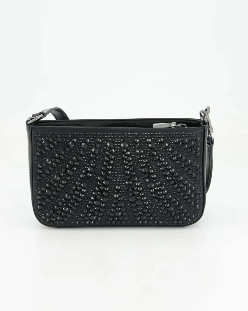Beauvoir Mini Top Zip Shoulder Handtasche in Schwarz