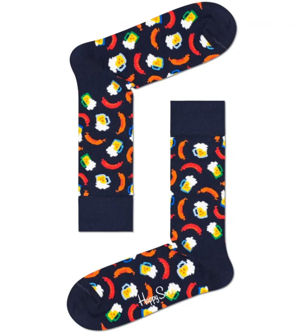 Beer and Sausage Sock Socken in Mehrfarbig