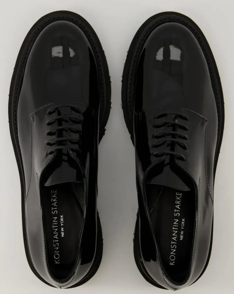 B038M Schnürschuhe in Schwarz